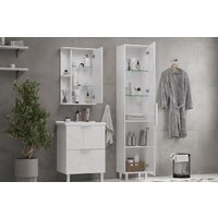 Volna Тумба Twing 80.2Y белый с умывальником Миранда Image #8