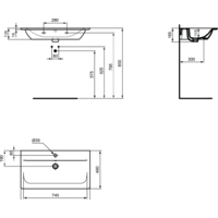 Ideal Standard Connect Air Vanity E027901 Image #2