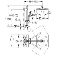 Grohe Rainshower Smartactive 310 26649000 Image #2
