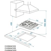 Варочная панель Candy CHXM64CWB - Превью изображения №7 — Интернет-магазин Your Sale