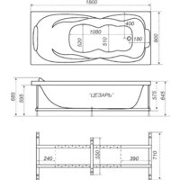 Triton Цезарь 180x80 (с ножками) Image #7