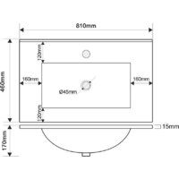 ЗОВ Тумба с умывальником Кито-2 80 (белый матовый) Image #8