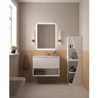 ЗОВ Тумба с умывальником Кито-2 80 (белый матовый) Image #5