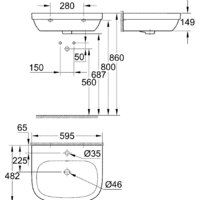 Grohe 39335000 59.5x48.2 Image #9