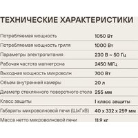 Микроволновая печь Rondell RDE-MW203 - Превью изображения №15 — Интернет-магазин Your Sale