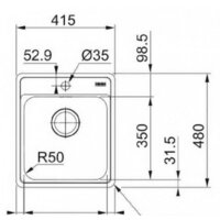 Кухонная мойка Franke BCX 610-42 TL 101.0689.880 - Превью изображения №2 — Интернет-магазин Your Sale