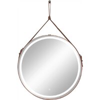 Континент Зеркало Millenium Brown Led D 65 (натуральная кожа, коричневый)