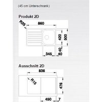 Blanco Lantos 45 S-IF Salto 519707 (нержавеющая сталь) Image #3