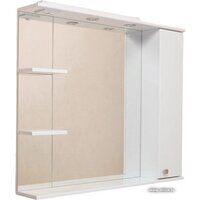 Onika Шкаф с зеркалом Эльбрус 100.02 правый (белый) [210004]