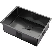 Кухонная мойка ZorG Zerox 59 U / IF PVD Gunblack - Превью изображения №2 — Интернет-магазин Your Sale