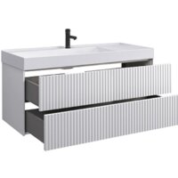 Belux Тумба под умывальник Сиртаки НП 120-02 (1, белый глянцевый) Image #2