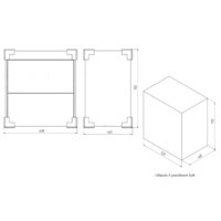 Briz Тумба напольная Риччи 70 с умывальником Фостер Image #11