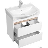 Акватон Тумба под умывальник Нортон 65 1A248801NT010 (белый/дуб эндгр.) Image #3