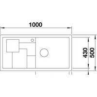 Blanco Sity XL 6 S (антрацит/киви) 525060 Image #2