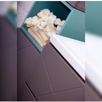 Бриклаер Тумба под умывальник Кристалл 70 (ясень анкор темный/софт графит) Image #8