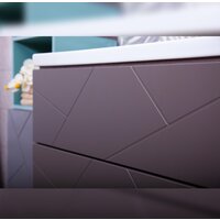 Бриклаер Тумба под умывальник Кристалл 70 (ясень анкор темный/софт графит) Image #7