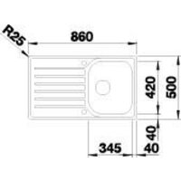 Blanco Lantos 45 S-IF 519717 (нержавеющая сталь) Image #3