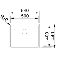 Blanco Claron 500-IF Durinox 523390 Image #3