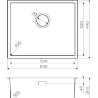 Omoikiri Tadzava 54-U/I-IN 4993512 (нержавеющая сталь) Image #4