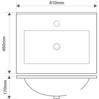 ЗОВ Тумба с умывальником Парма 60 P60LA0MWMC1A-OL60 (аттик/белый матовый/алюминий) Image #5