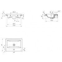 Cersanit Тумба с умывальником Lara 60 + Como 63414 + S-UM-COM60/1-w Image #4