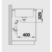 Blanco Legra 45 S (антрацит) [522201] Image #5