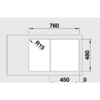 Blanco Legra 45 S (антрацит) [522201] Image #3