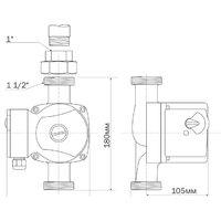 Циркуляционный насос Aquario AC 254-180 - Превью изображения №8 — Интернет-магазин Your Sale