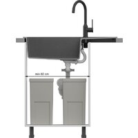 Кухонная мойка Quadron HCQE58650U7_BLM_P2O - Превью изображения №4 — Интернет-магазин Your Sale