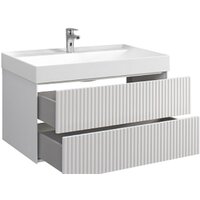 Belux Тумба под умывальник Сиртаки НП 100-02 (18, белый матовый) Image #2