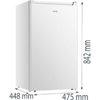 Однокамерный холодильник Gorenje RB39EPW4 - Превью изображения №4 — Интернет-магазин Your Sale