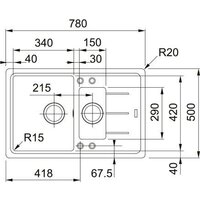 Franke Basis BFG 651-78 114.0676.284 (матовый черный) Image #2