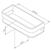 AM.PM Полка Sensation A3034800 Image #3