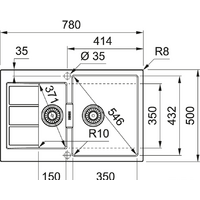 Franke Sirius 2.0 S2D 651-78 Tectonite 143.0628.386 (серый) Image #2