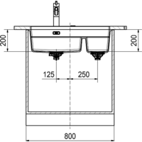 Franke Kubus 2 KNG 120 (белый) Image #3