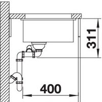 Blanco Subline 350/150-U (базальт) Image #6