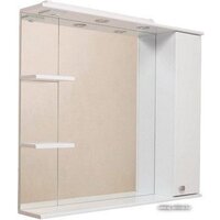 Onika Шкаф с зеркалом Эльбрус 90.02 правый (белый) [209004]