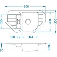 Кухонная мойка Alveus Niagara 60 4126003 - Превью изображения №2 — Интернет-магазин Your Sale