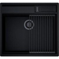 Кухонная мойка Globalo Silvano 60.1 Black/BL Mat - Превью изображения №5 — Интернет-магазин Your Sale