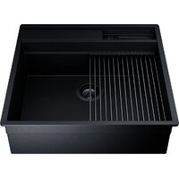 Кухонная мойка Globalo Silvano 60.1 Black/BL Mat - Превью изображения №8 — Интернет-магазин Your Sale
