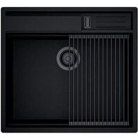Кухонная мойка Globalo Silvano 60.1 Black/BL Mat - Превью изображения №3 — Интернет-магазин Your Sale