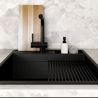 Кухонная мойка Globalo Silvano 60.1 Black/BL Mat - Превью изображения №4 — Интернет-магазин Your Sale
