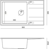 Кухонная мойка Quadron HCQE58650U7_PVDC1_P2O - Превью изображения №6 — Интернет-магазин Your Sale