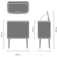 Brabantia Bo Touch Bin 36 л (белый) Image #10