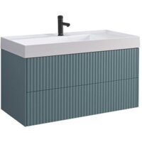 Belux Тумба под умывальник Сиртаки НП 100-02 (179, голубой малахит матовый)