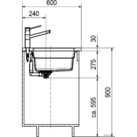 Franke Kubus 2 KNG 120 (оникс) Image #4