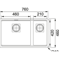 Franke Kubus 2 KNG 120 (оникс) Image #2