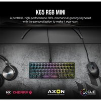 Corsair K65 RGB Mini (черный, Cherry MX Speed, нет кириллицы) Image #19