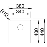 Blanco Claron 340-U Durinox 523384 Image #2