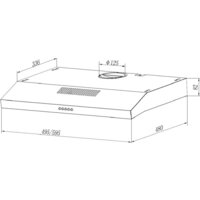Кухонная вытяжка Elikor Eco One 60 298169 (черный) - Превью изображения №9 — Интернет-магазин Your Sale